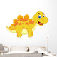 Cute dinosaur cartoon Wall Decal