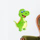 Cute dinosaur cartoon Wall Decal