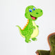 Cute dinosaur cartoon Wall Decal