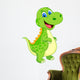 Cute dinosaur cartoon Wall Decal