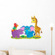 Cute African animals theme image 4 Wall Decal