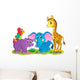 Cute African animals theme image 4 Wall Decal