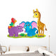 Cute African animals theme image 4 Wall Decal