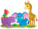 Cute African animals theme image 4 Wall Decal