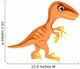 Velociraptor Wall Decal