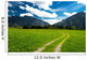 Pasture in the Bavarian Alps Wall Mural