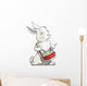 Hare Playing Drum Wall Decal