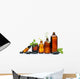 Spa Scene With Natural Cosmetics Wall Decal
