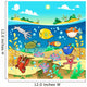 Family of Funny Fish in the Sea Wall Mural