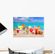 Colorful Tropical Cocktails Beach
