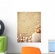 shells on sand Wall Mural