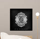 Arabic Islamic Calligraphy of text Eid Mubarak om morden abstrac Wall Mural