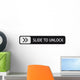 Slide to Unlock Wall Mural
