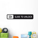 Slide to Unlock Wall Mural