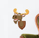 Moose Head Cartoon Wall Decal