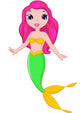 Beautiful Mermaid Cartoon