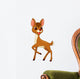 Cute Deer Cartoon Wall Decal