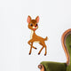 Cute deer cartoon Wall Decal