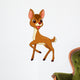 Cute deer cartoon Wall Decal