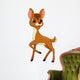 Cute deer cartoon Wall Decal