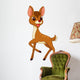Cute deer cartoon Wall Decal