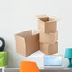Stacked Cardboard Boxes Wall Decal
