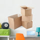 Stacked Cardboard Boxes Wall Decal