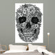 Flower Skull Vector