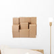 Piles of Cardboard Boxes Wall Decal