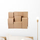 Piles of Cardboard Boxes Wall Decal
