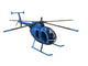 blue helicopter Wall Decal