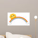 sun with rainbow Wall Decal