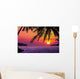 Silhouetted of Coconut Tree Wall Mural