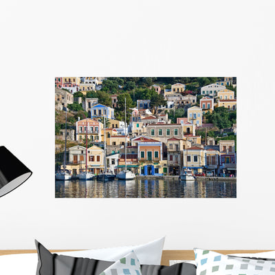 Port Symi Le Du shown on a wall
