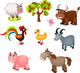 Farm Animals Wall Stickers