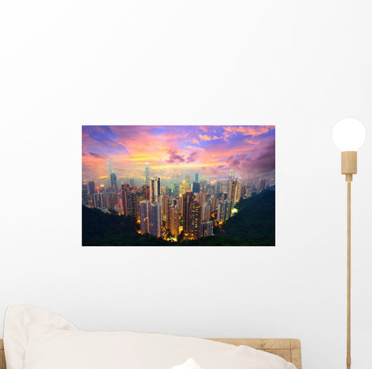 Hong Kong From Victoria Peak Wall Mural