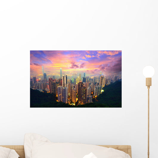 Hong Kong From Victoria Peak Wall Mural