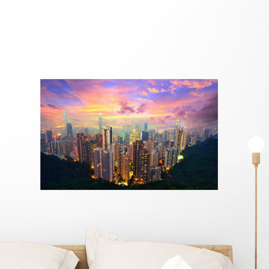Hong Kong From Victoria Peak Wall Mural