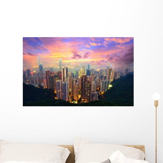Hong Kong From Victoria Peak Wall Mural