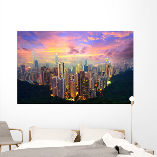 Hong Kong From Victoria Peak Wall Mural