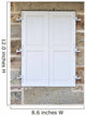 Wood White Window Classic