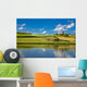Green Landscape and Blue