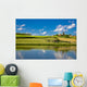 Green Landscape and Blue