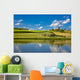 Green Landscape and Blue