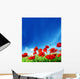 Poppy Flowers and Sunny Day Wall Mural