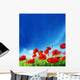 Poppy Flowers and Sunny Day Wall Mural