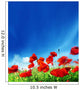 Poppy Flowers and Sunny Day Wall Mural