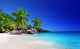 Beach Praslin Island Seychelles