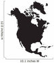 north america, nord amerika, noord amerika, Wall Decal