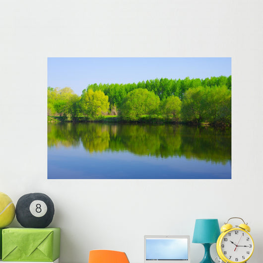 Forest Lake Wall Mural